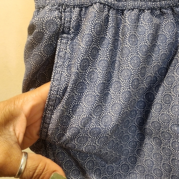 Onia Men's Blue Patterned Drawstring Bathing Shorts Size S - Picture 5 of 14